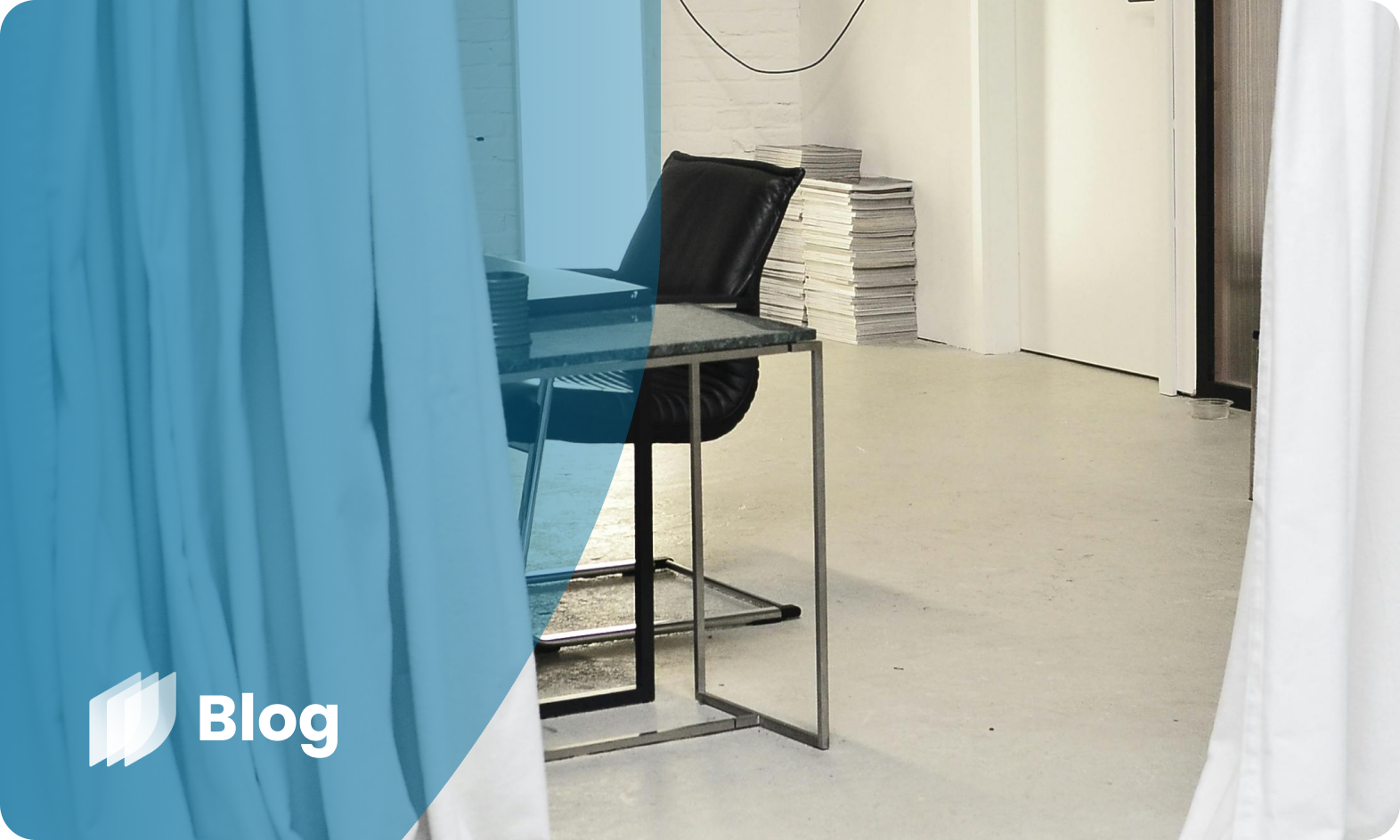 an empty desk from a hiring freeze